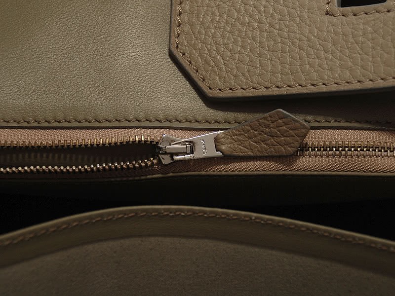 Hermes Birkin 40cm Togo Leather Gris Tourterelle 12