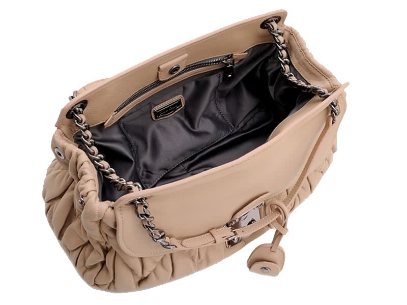 Miu Miu Matelasse Shoulder Bag Pink 7
