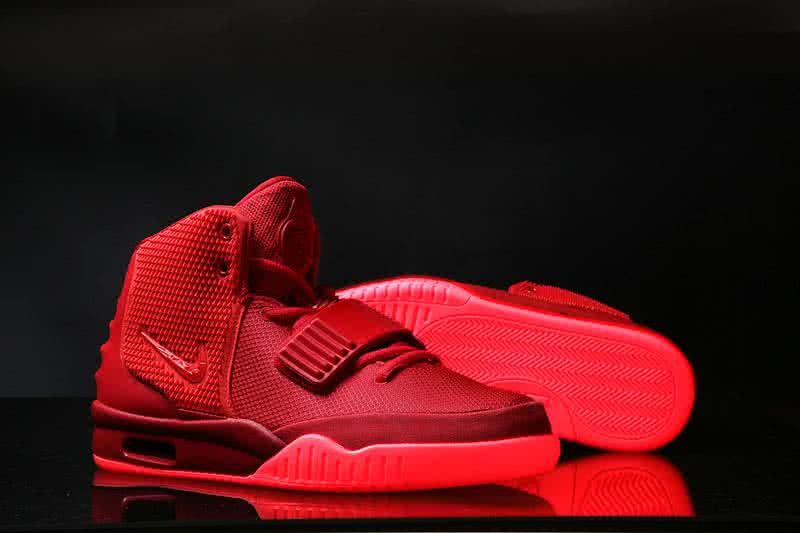 Nike Air Yeezy 2 Red October Luminous Men/Women All Red 5
