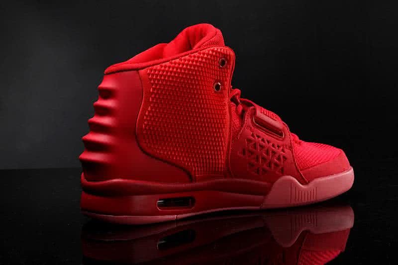 Nike Air Yeezy 2 Red October Luminous Men/Women All Red 6