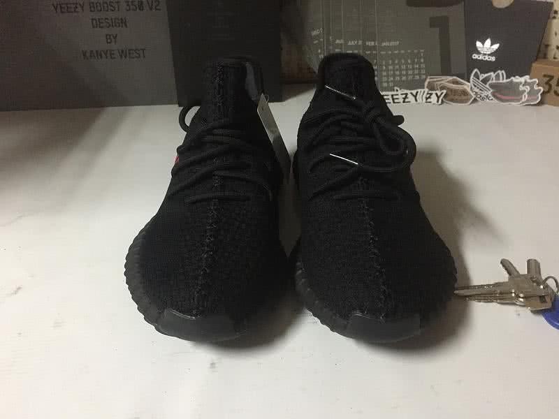 Adidas Yeezy 350 V2 Kids New Color Black/Red 5