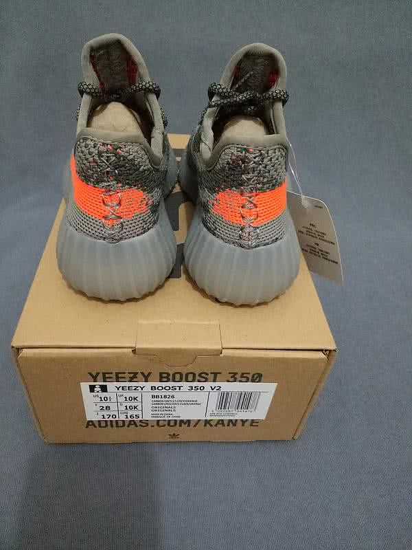 Adidas Yeezy 350 V2 Beluga Kids Grey/Orange 3