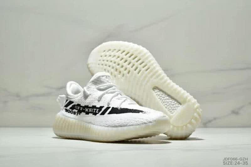 Adidas Yeezy 350 V2 Kids Offwhite/Black 4