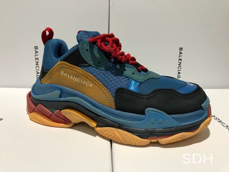 Balenciaga Tripe-S Retro Brown Blue Red 8