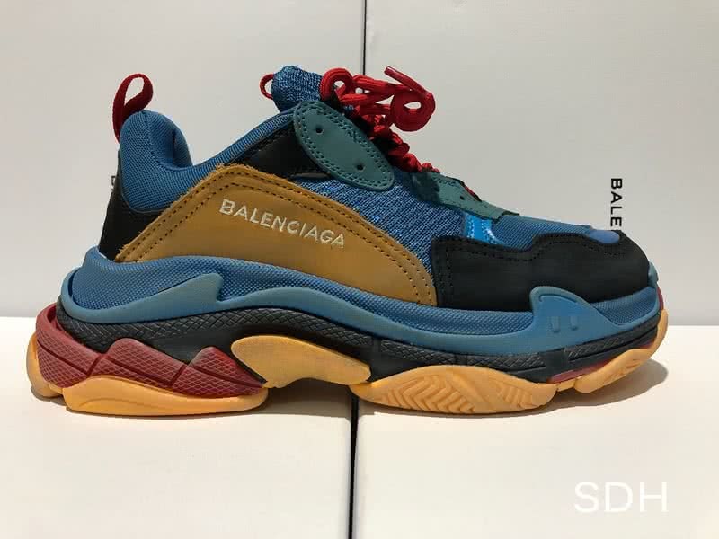 Balenciaga Tripe-S Retro Brown Blue Red 1