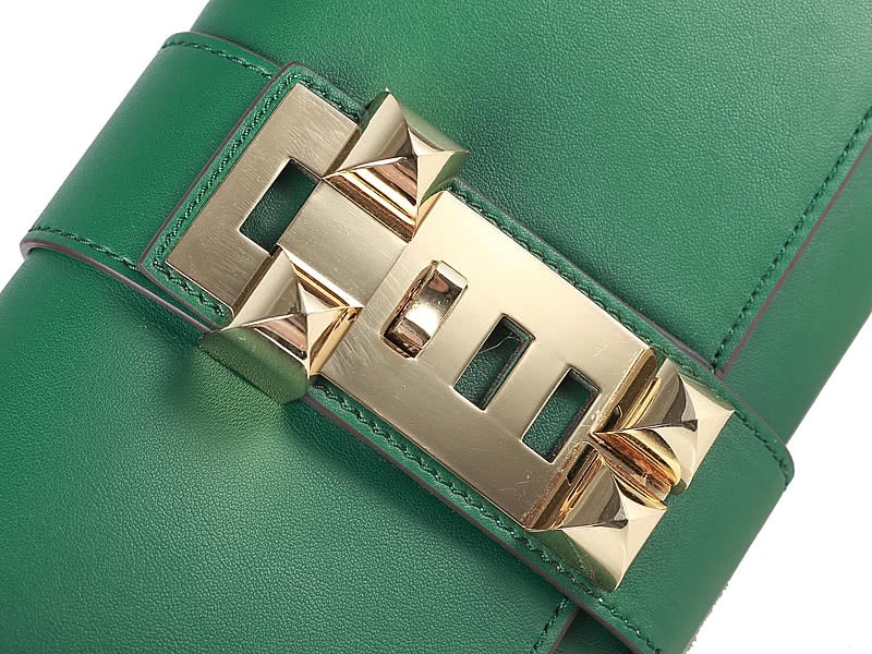 Hermes Medor Clutch Green 6