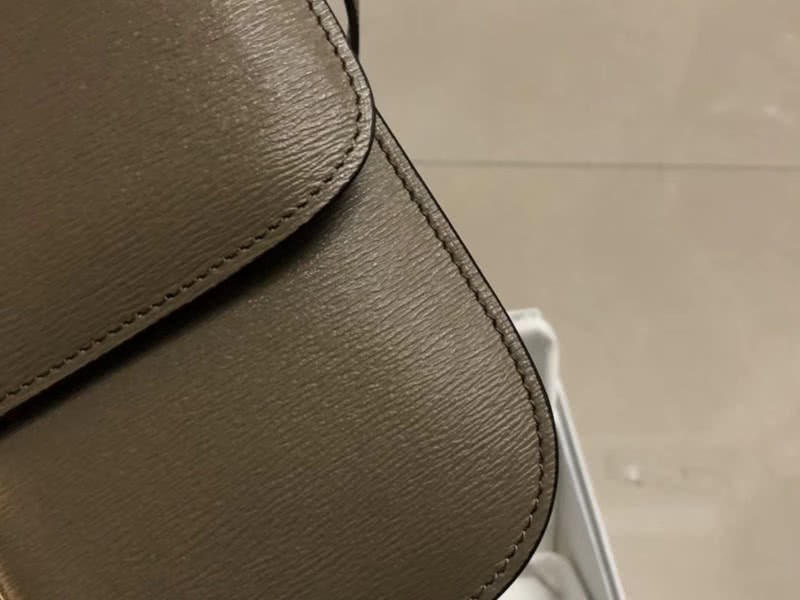 Celine Medium Classic Bag In Box Calfskin Khaki 4