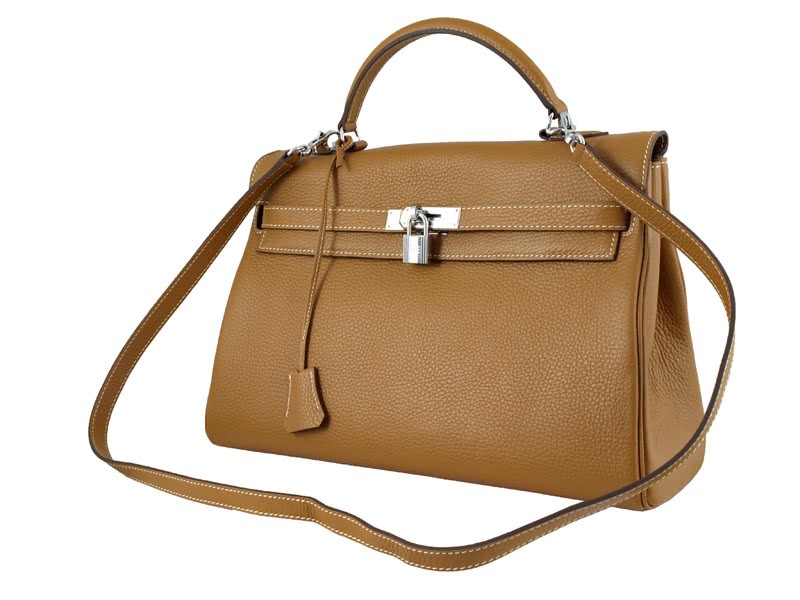 Hermes Kelly 32cm Togo Leather Clemence Camel 2