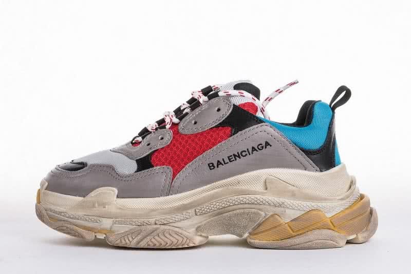 Top Originals Supplier Balenciaga Triple S Grey and Red 7