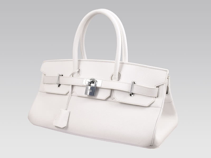 Hermes Birkin Jpg 42cm Clemence White 2