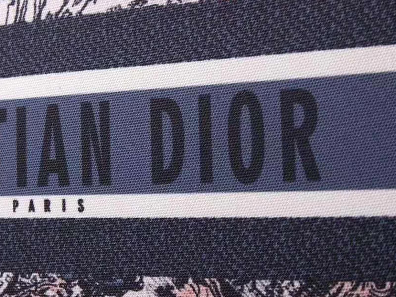 Dior Book Tote Toile De Jouy Bag Blue 8