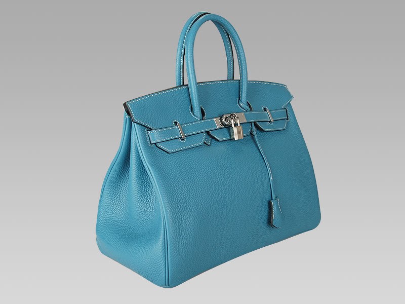Hermes Birkin 35cm Togo Leather Blue 2