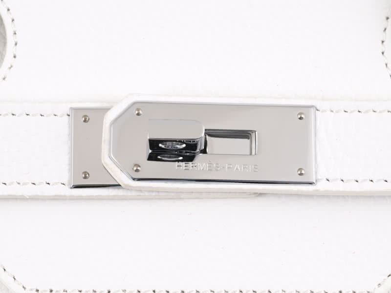 Hermes Birkin Jpg 42cm Clemence White 7