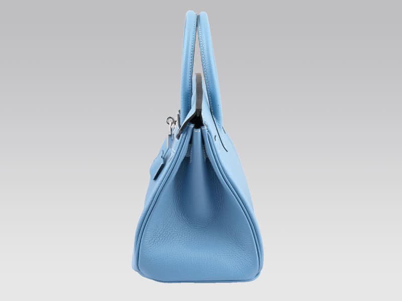 Hermes Birkin 30cm Togo Clemence Blue Jean 3