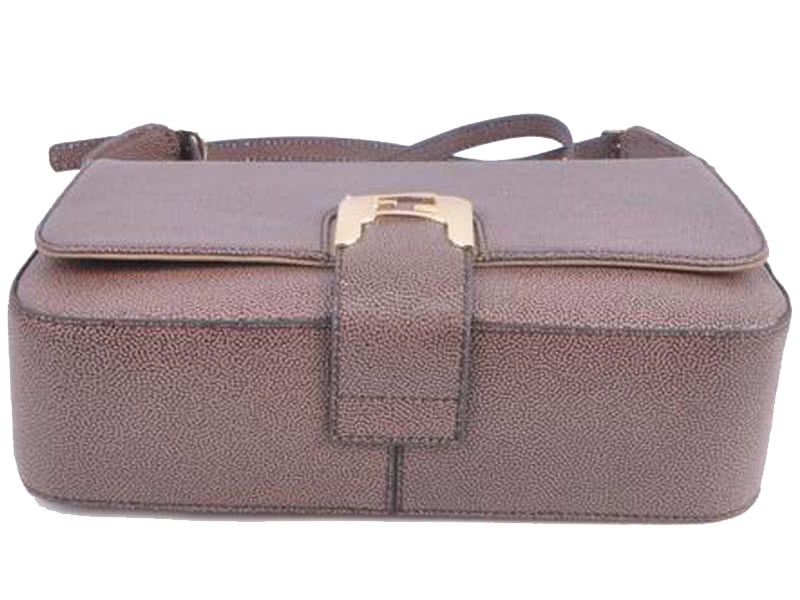 Fendi Chameleon Shoulder Bag Dark Coffee 4