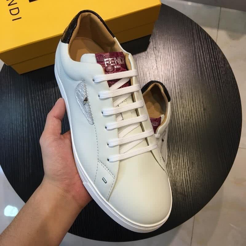 Fendi Sneakers Monster All White Men 3