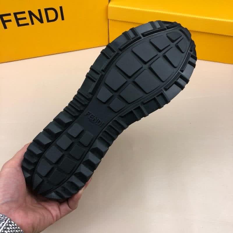 Fendi Sneakers Black Pink Blue Yellow Men 9