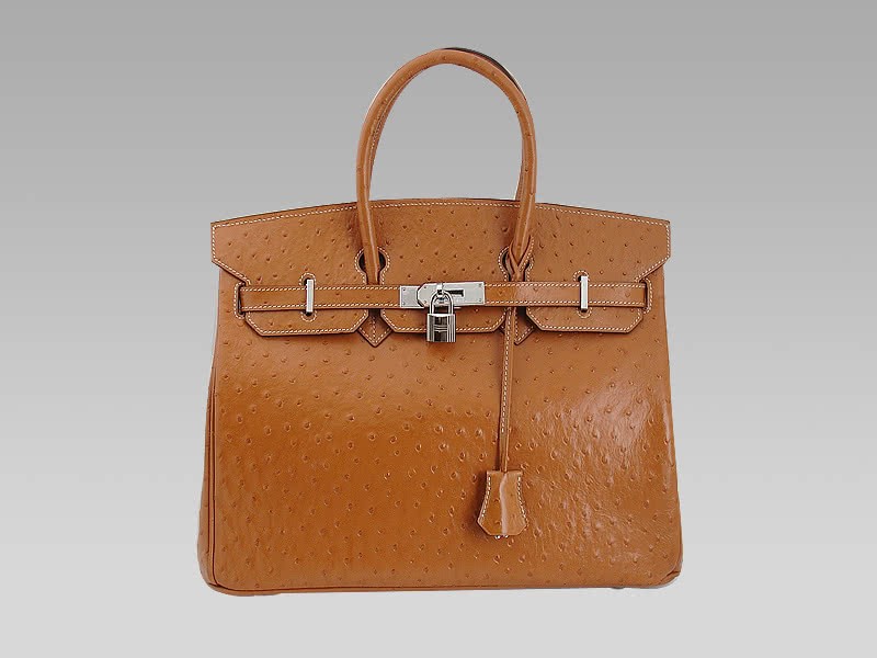 Hermes Birkin 35 Cm Ostrich Gold 1