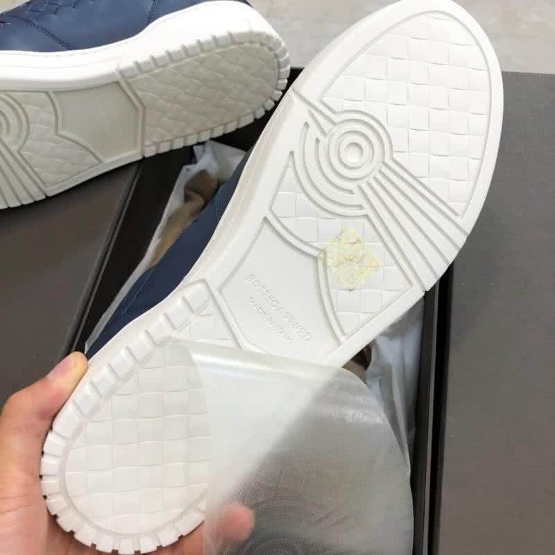 Bottega Veneta New Fashion Sneakers Cowhide Blue Men 9