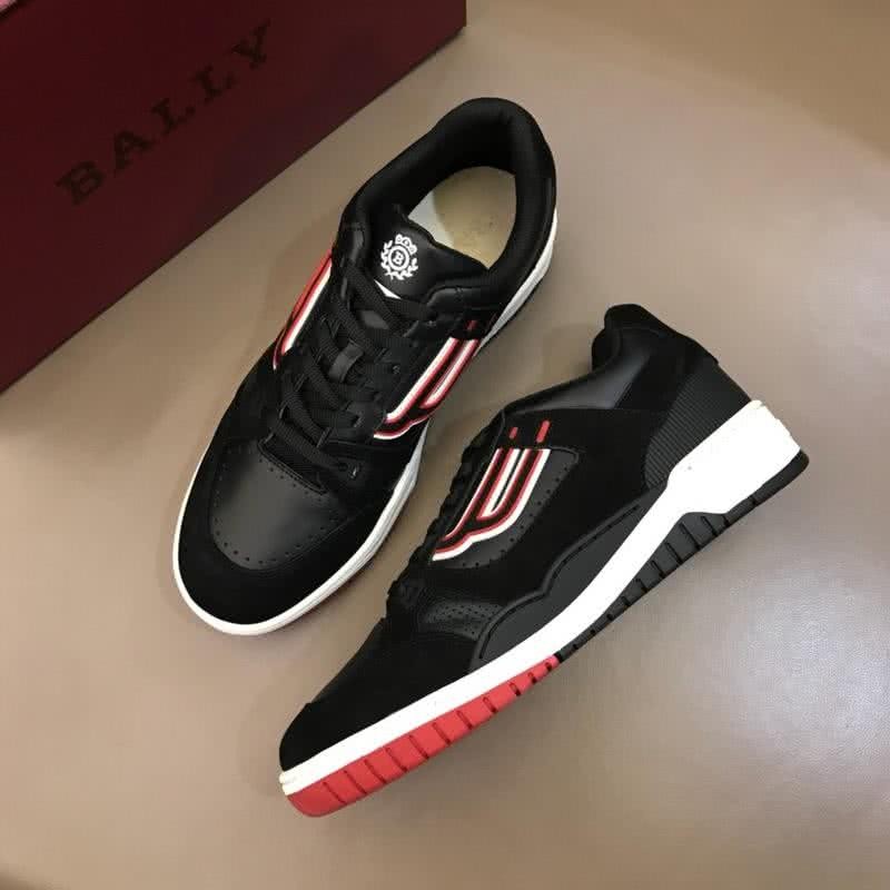 Bally Fashion Leather Sports Shoes Cowhide Black Women/Men 1