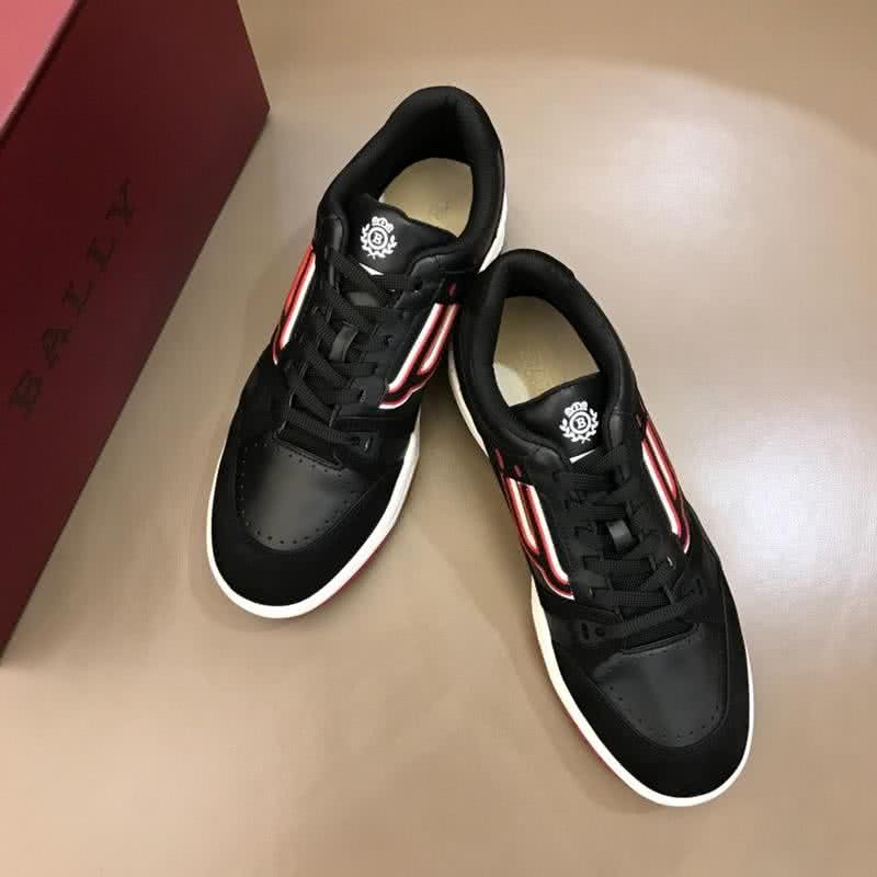 Bally Fashion Leather Sports Shoes Cowhide Black Women/Men 4