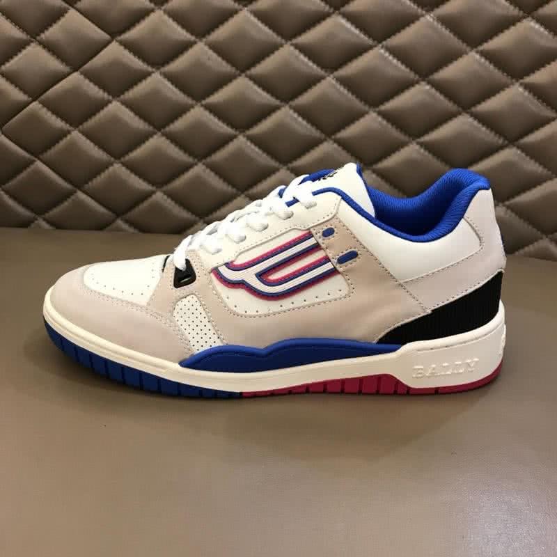 Bally Fashion Leather Sports Shoes Cowhide White Women/Men 5