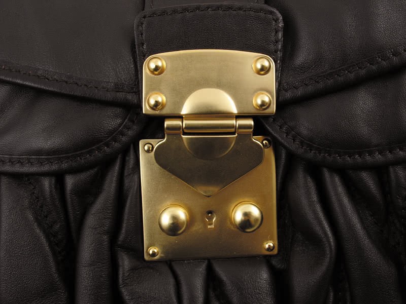 Miu Miu Coffer Bag Dark Chocolate 8