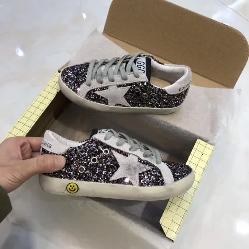 Golden Goose∕GGDB Kids Superstar Sneaker Antique style Colorful star 4