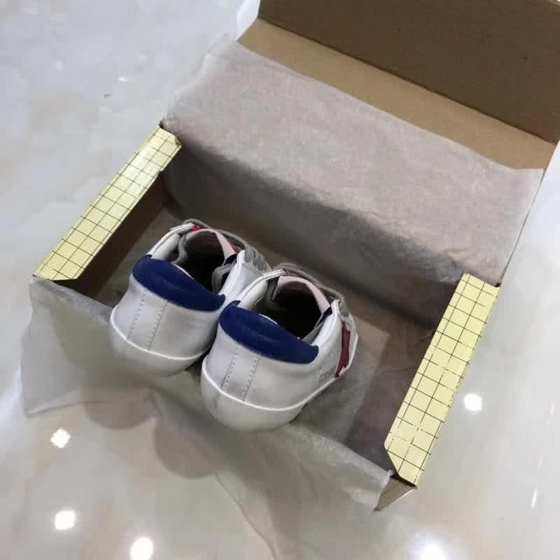 Golden Goose∕GGDB Kids Superstar Sneaker Antique style White and Red star 7
