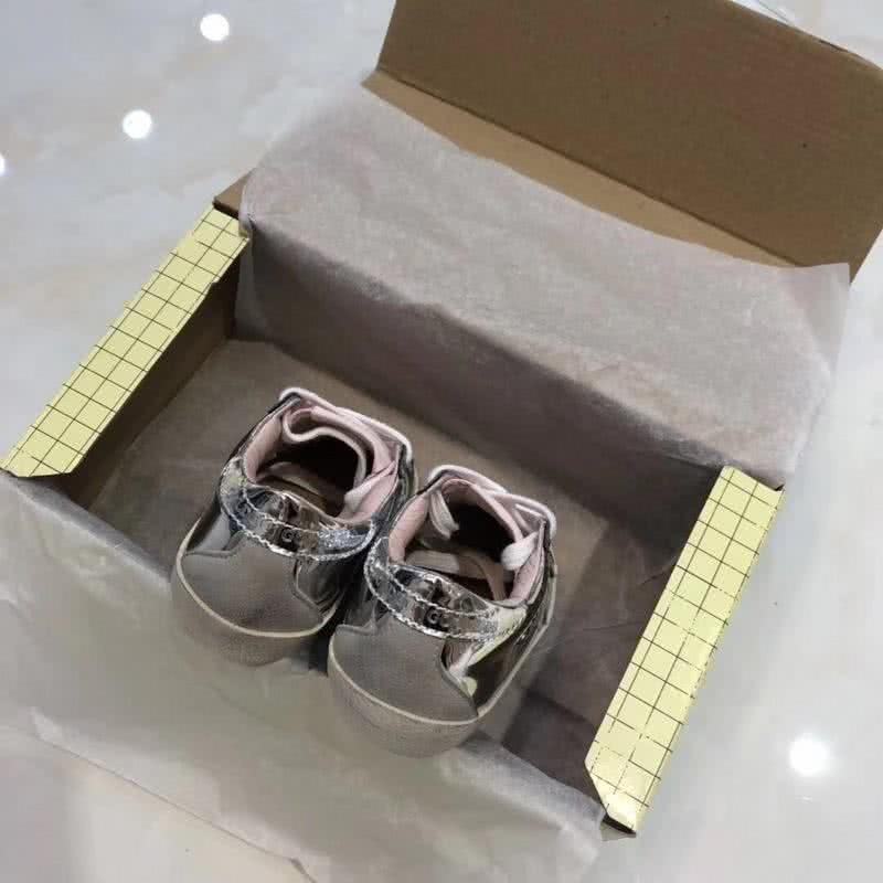 Golden Goose∕GGDB Kids Superstar Sneaker Antique style Silver/Pink/Gold 6