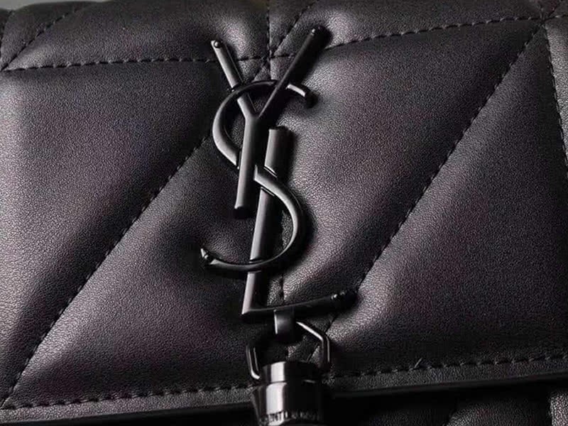 Saint Laurent Jamie Medium Carre Rive In Clafskin Black 9