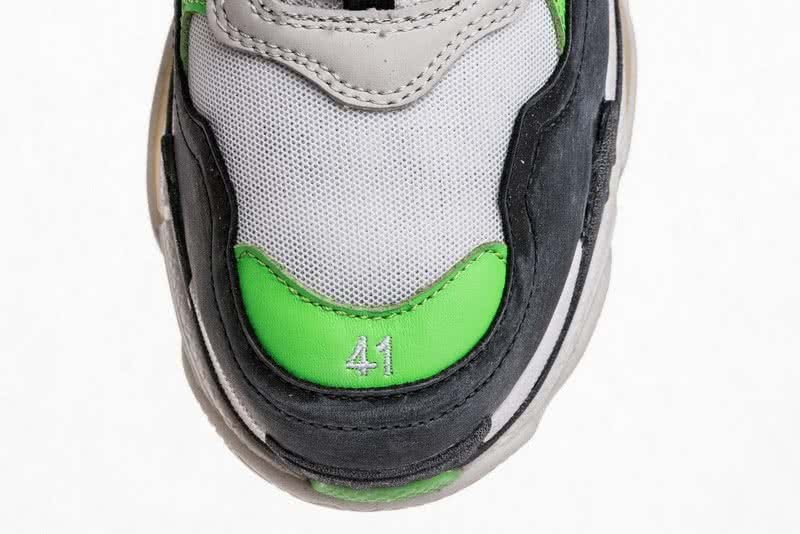 Balenciaga Triple S Retro Black and Green 4