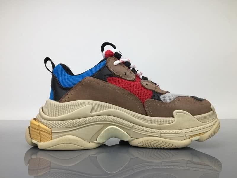 Balenciaga Triple S Brown and Red 1