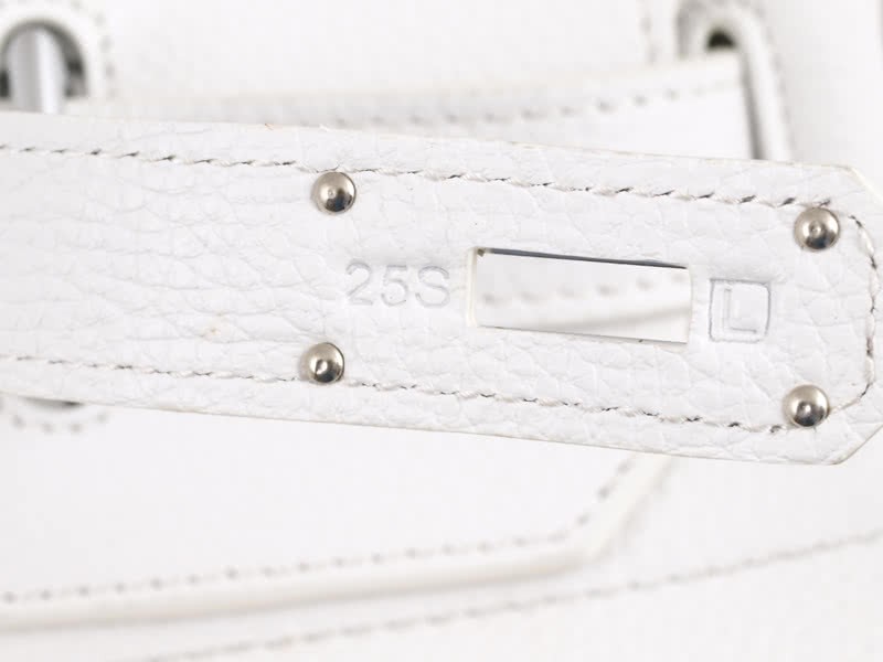 Hermes Birkin Jpg 42cm Clemence White 8