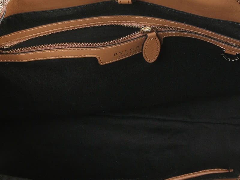 Bvlgari Serpenti Medium Tote Camel 5