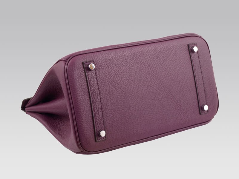 Hermes Birkin 30cm Togo Clemence Raisin 5