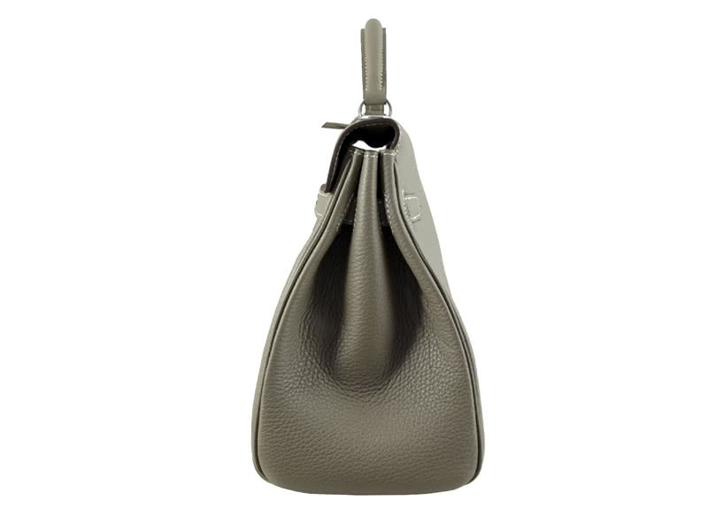 Hermes Kelly 32cm Togo Leather Clemence Grey 3