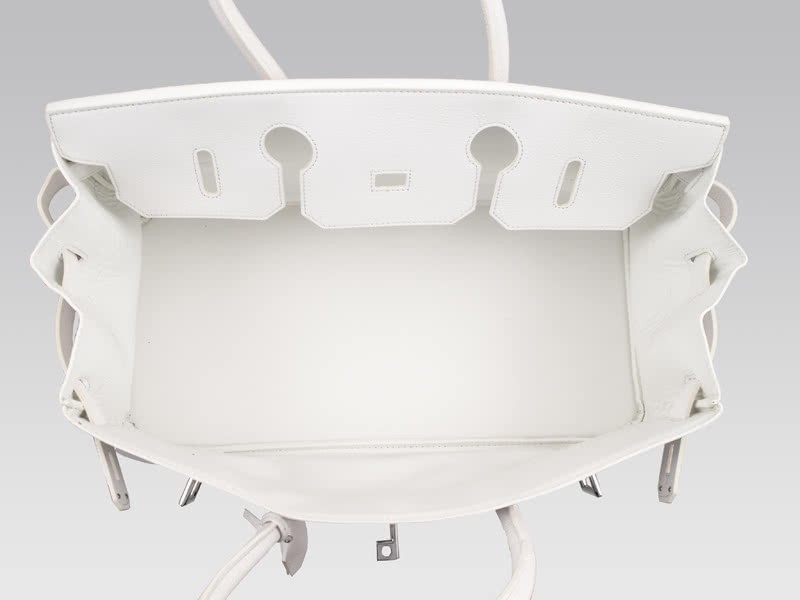 Hermes Birkin Jpg 42cm Clemence White 9