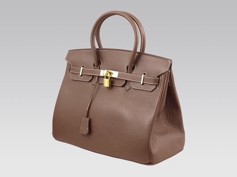 Hermes Birkin 35cm Clemence Barenia With Golden Hardware 2