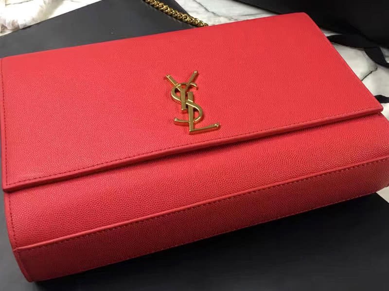 Saint Laurent Ysl Large Kate Chain Bag Red H-yslshsg073330md4 5
