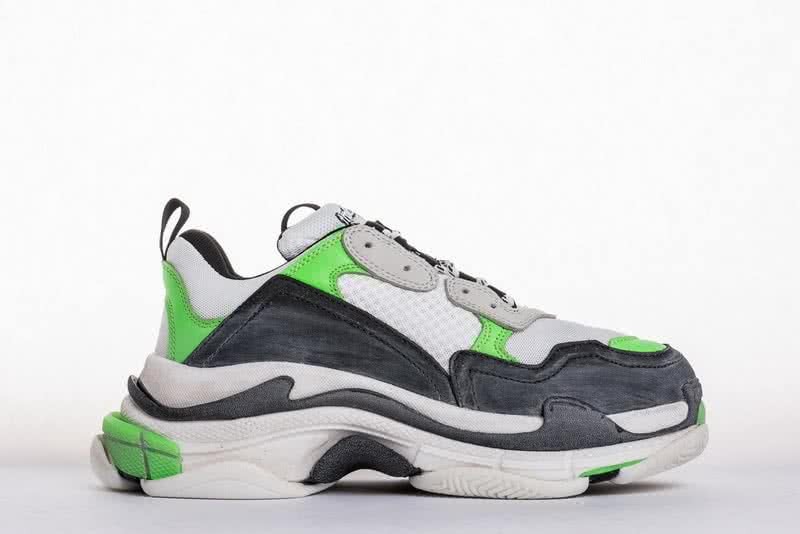 Balenciaga Triple S Retro Black and Green 1