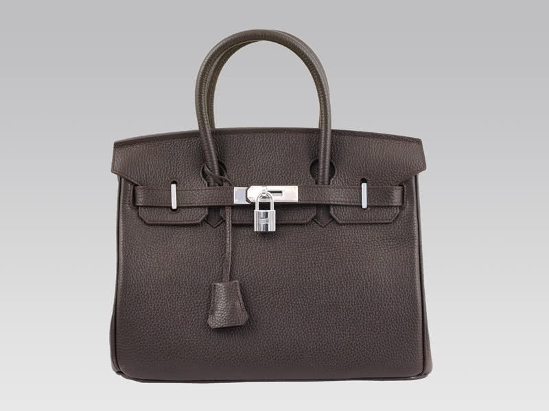 Hermes Birkin 30cm Togo Leather Chocolate With Silver Hardware 1
