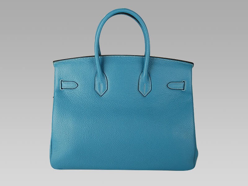 Hermes Birkin 35cm Togo Leather Blue 4