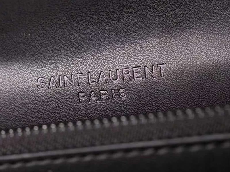 Saint Laurent Jamie Medium Carre Rive In Clafskin Black 8