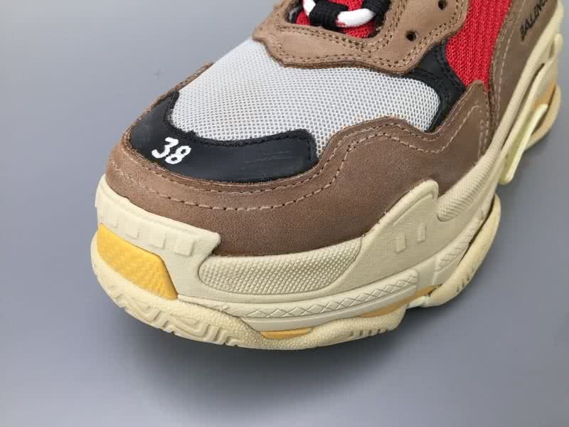 Balenciaga Triple S Brown and Red 8