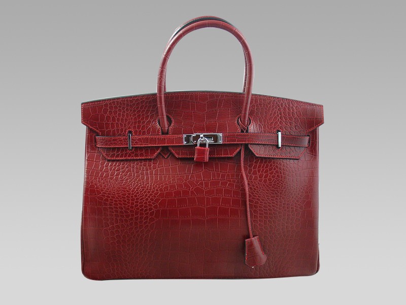 Hermes Birkin 40cm Crocodile Red 1