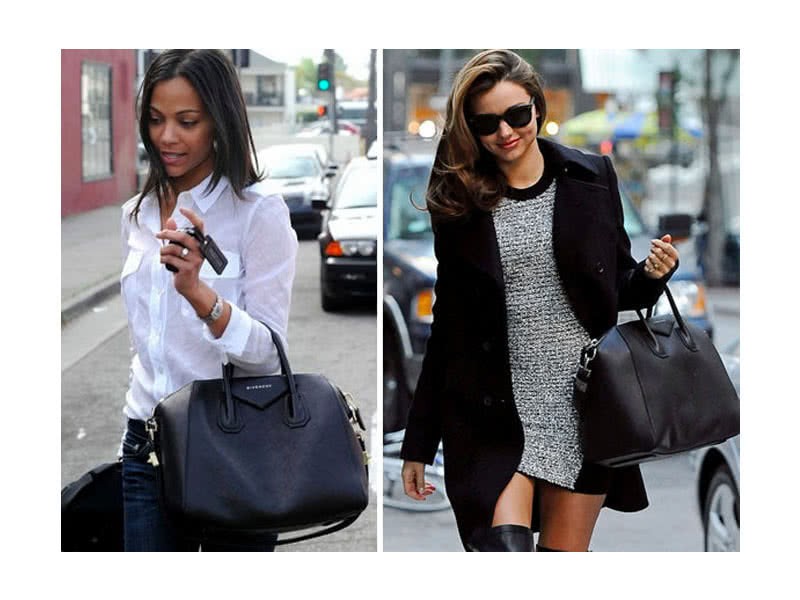 Givenchy Large Antigona Bag Bi-Color Black White 9