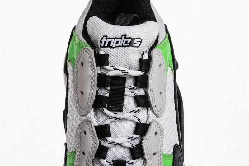 Balenciaga Triple S Retro Black and Green 11