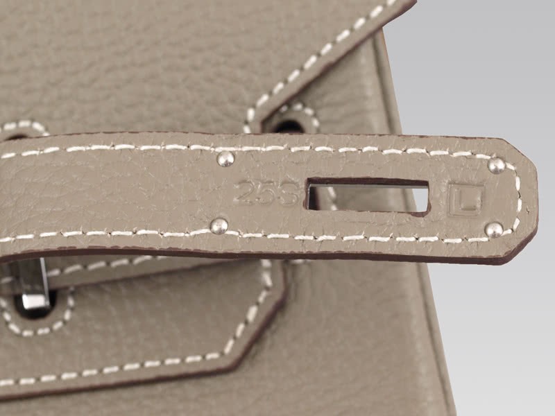 Hermes Birkin 35cm Togo Clemence Gris Clair 8