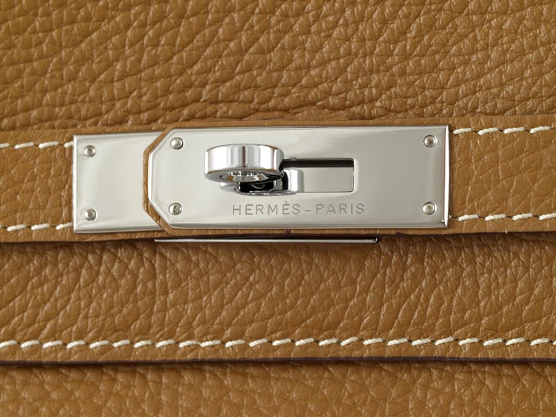 Hermes Kelly 32cm Togo Leather Clemence Camel 7